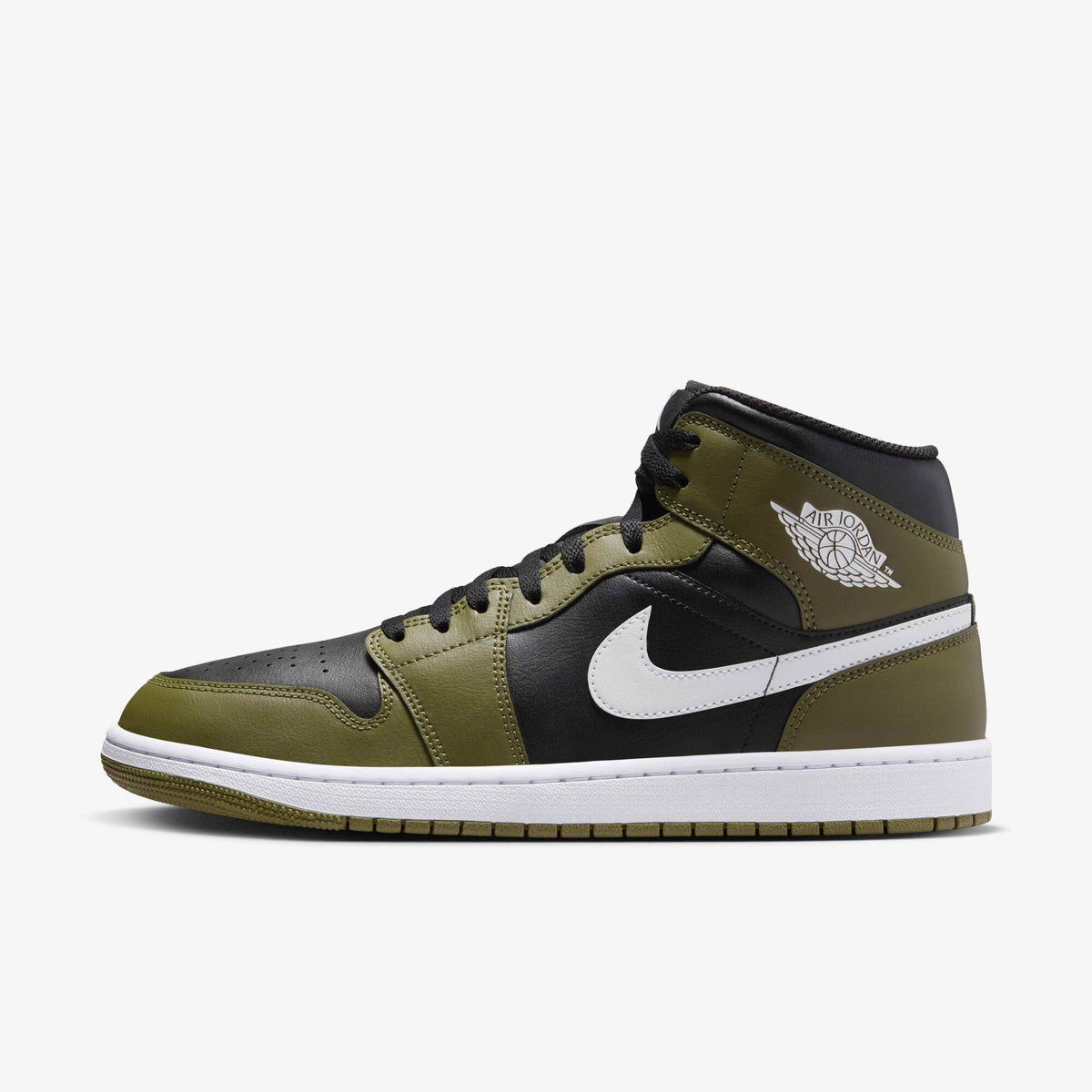 Air Jordan 1 Mid 'Black Medium Olive' DQ8426-092