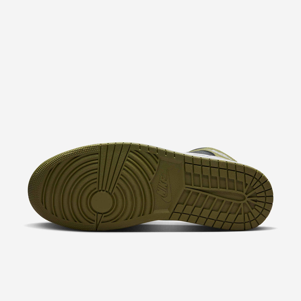 Air Jordan 1 Mid 'Black Medium Olive' DQ8426-092