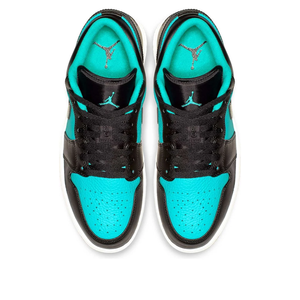 Air Jordan 1 Low 'Black Aqua' 553558-006