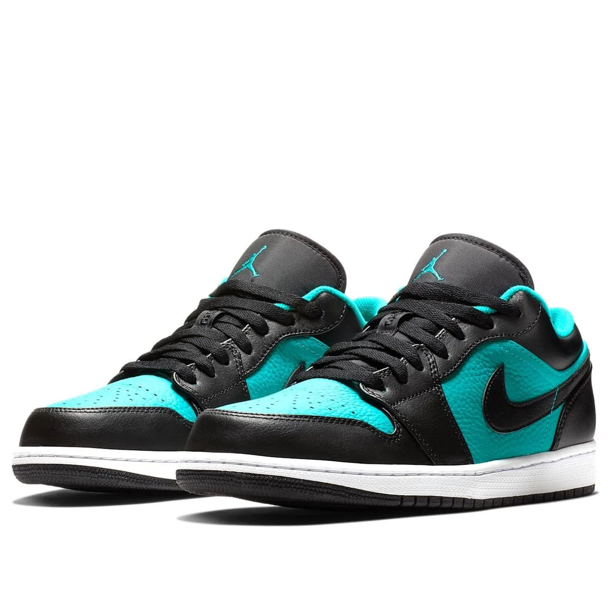 Air Jordan 1 Low 'Black Aqua' 553558-006