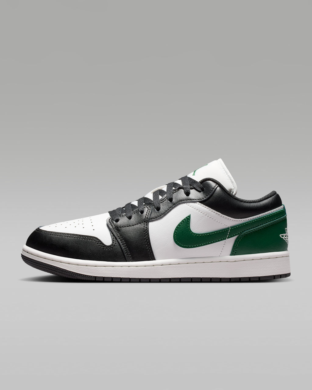 Air Jordan 1 Low Black/Gorge Green 553558-047