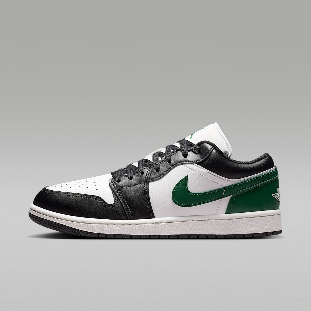 Air Jordan 1 Low Black/Gorge Green 553558-047