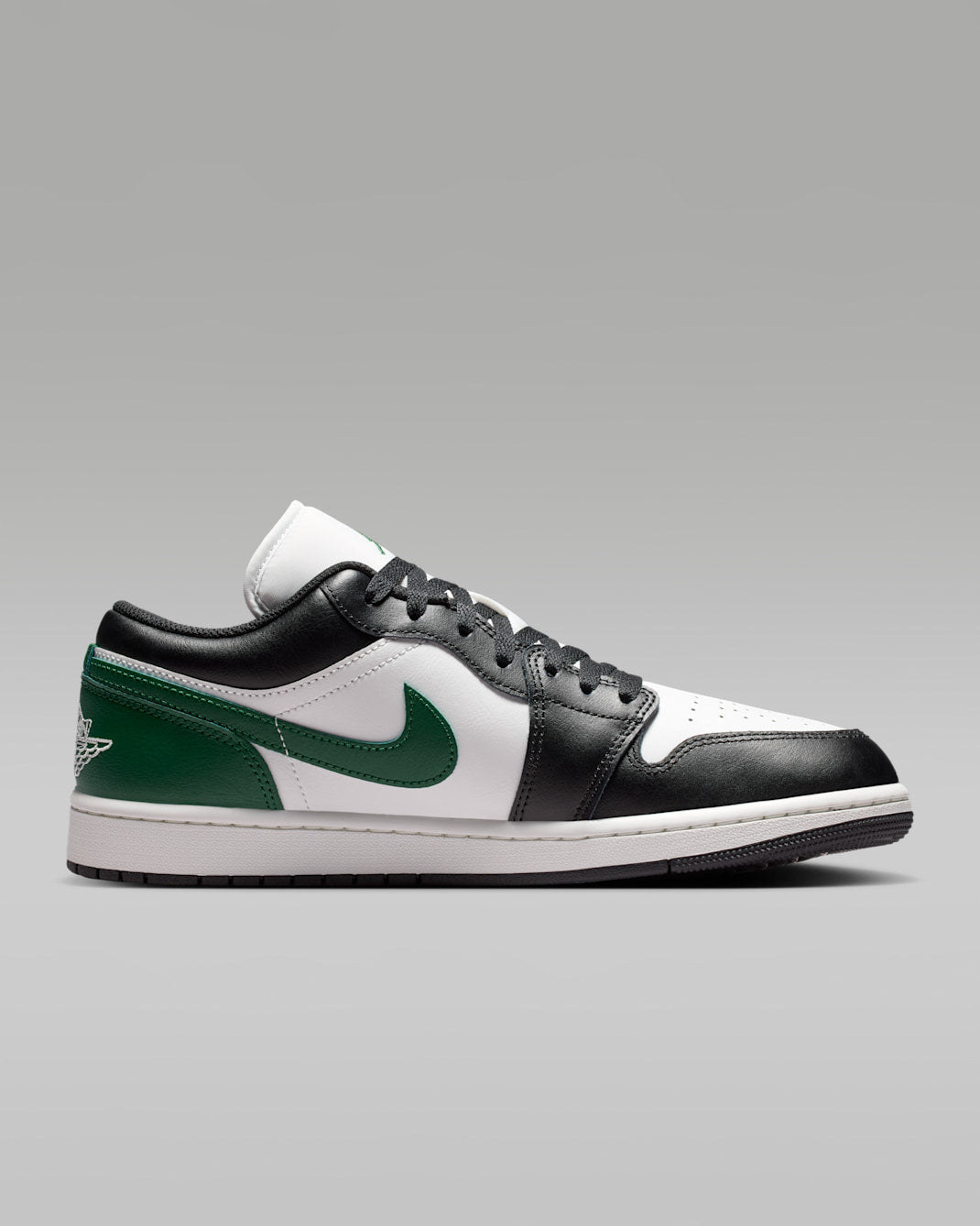Air Jordan 1 Low Black/Gorge Green 553558-047