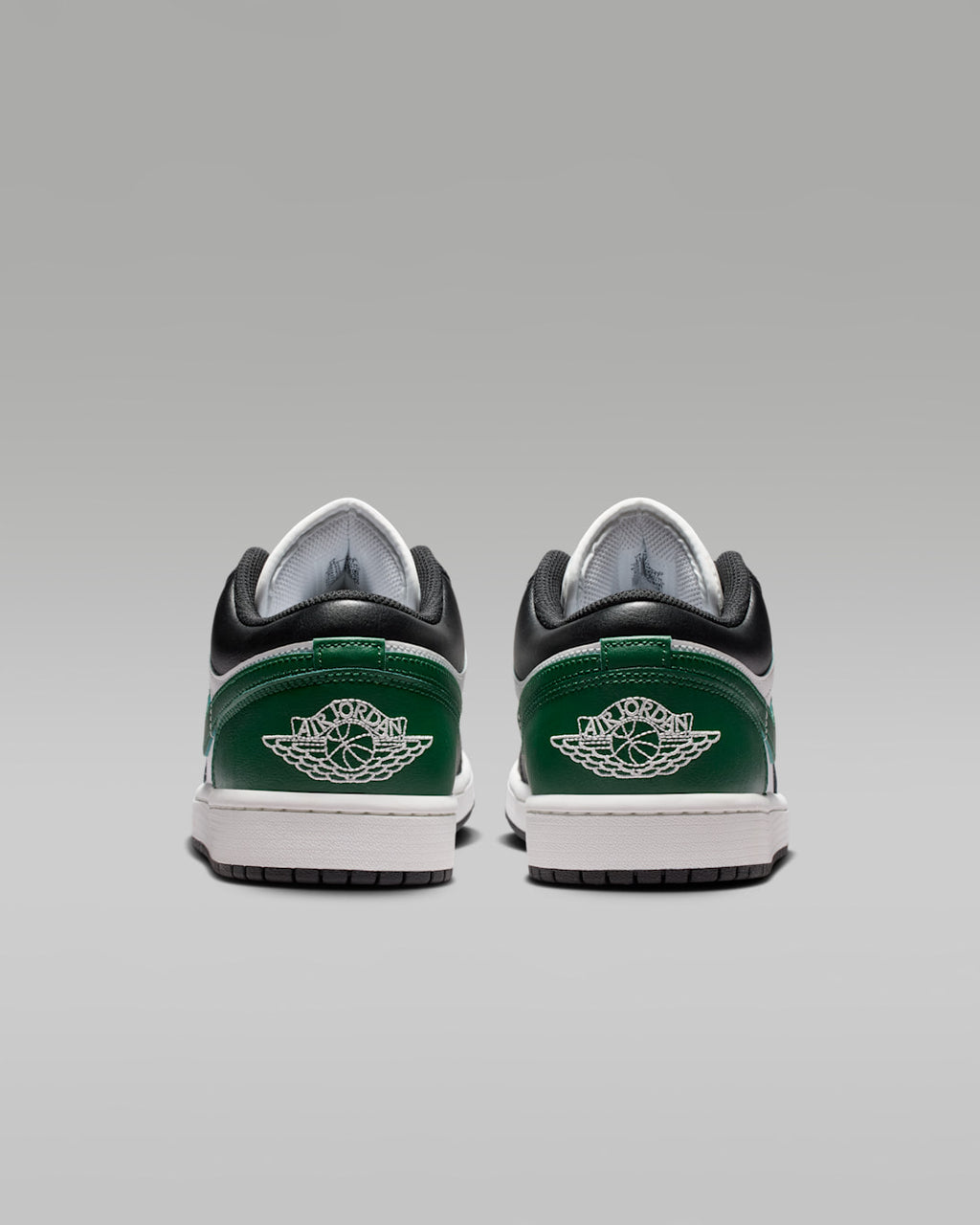Air Jordan 1 Low Black/Gorge Green 553558-047