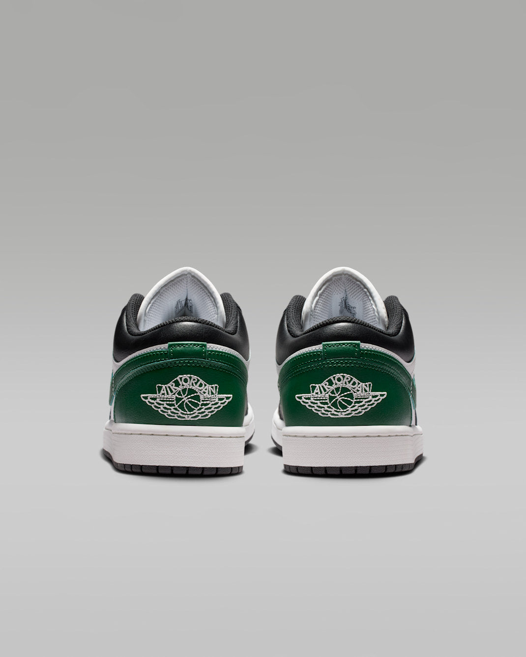 Air Jordan 1 Low Black/Gorge Green 553558-047