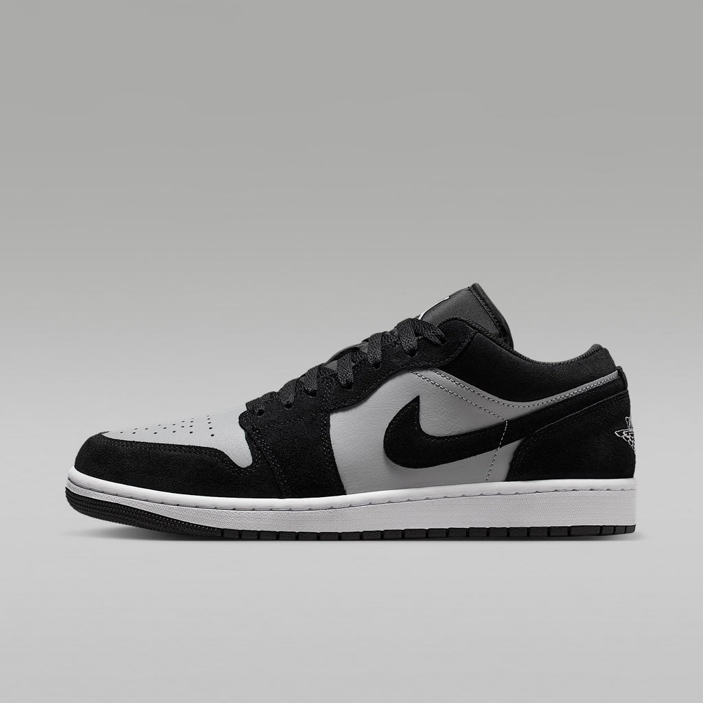 Air Jordan 1 Low  White/Black/Lt Smoke Gray 553558-048
