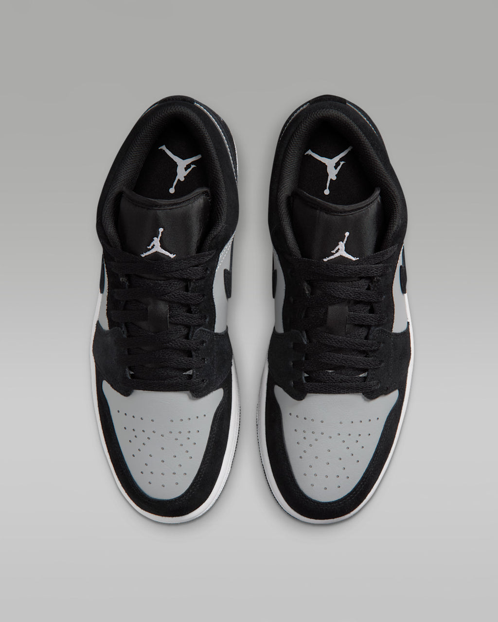 Air Jordan 1 Low  White/Black/Lt Smoke Gray 553558-048