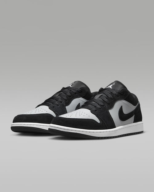 Air Jordan 1 Low  White/Black/Lt Smoke Gray 553558-048