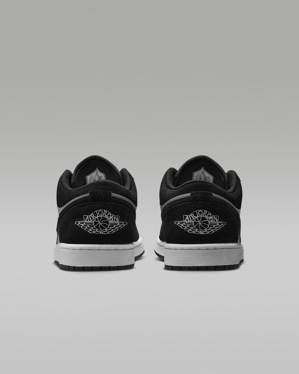 Air Jordan 1 Low  White/Black/Lt Smoke Gray 553558-048