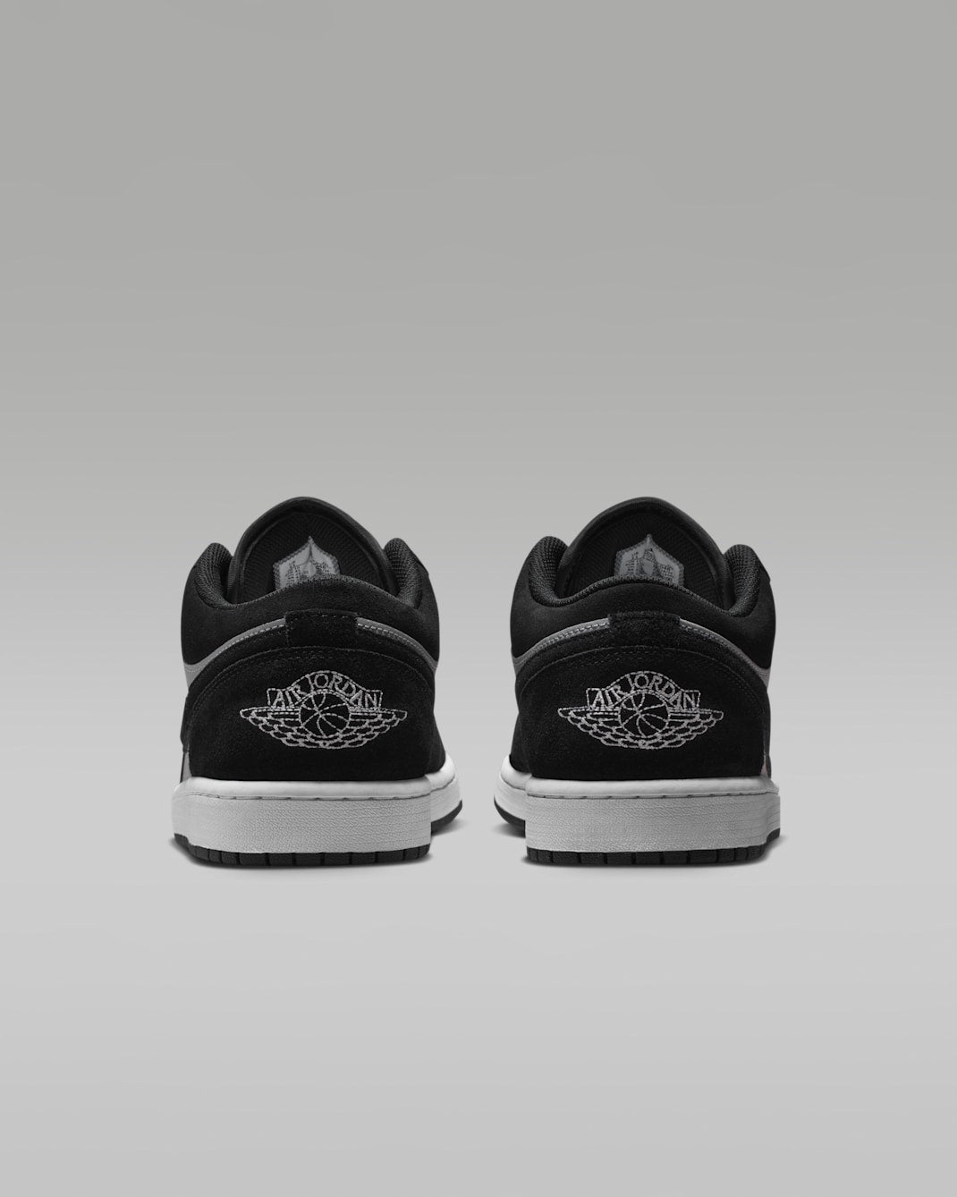 Air Jordan 1 Low  White/Black/Lt Smoke Gray 553558-048