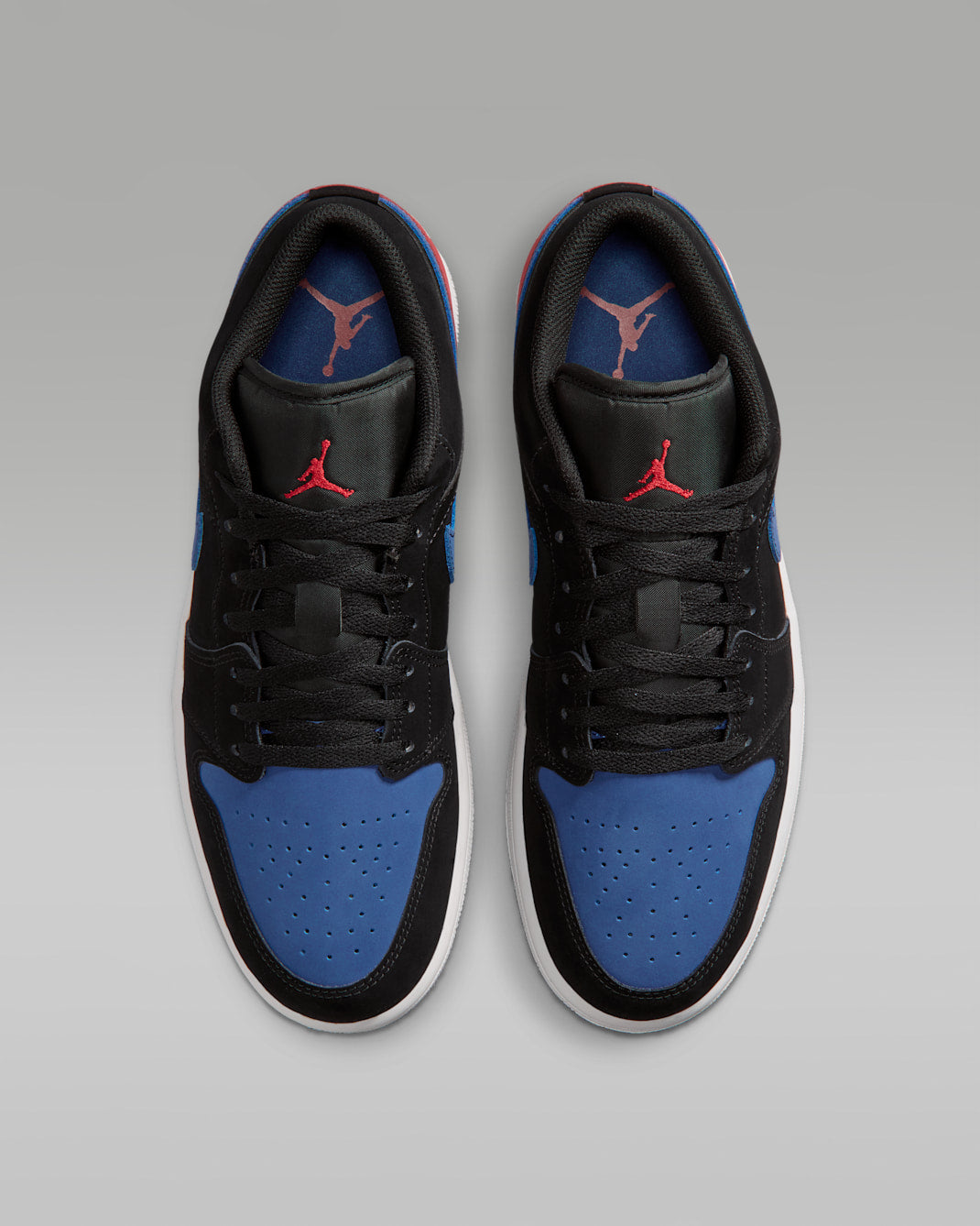 Air Jordan 1 Low  Black/True Blue 553558-049