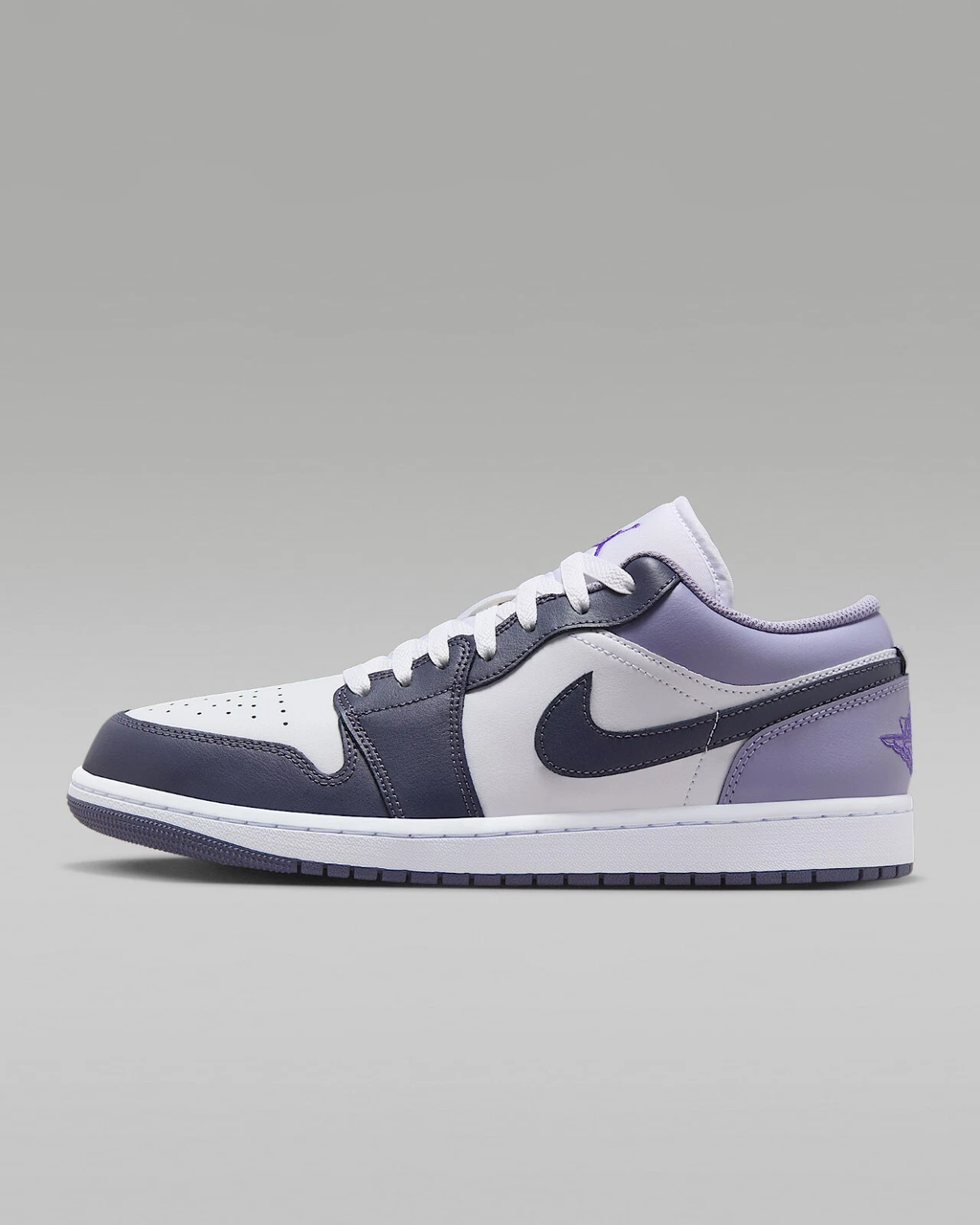 Air Jordan 1 Low 'White Purple' 553558-145