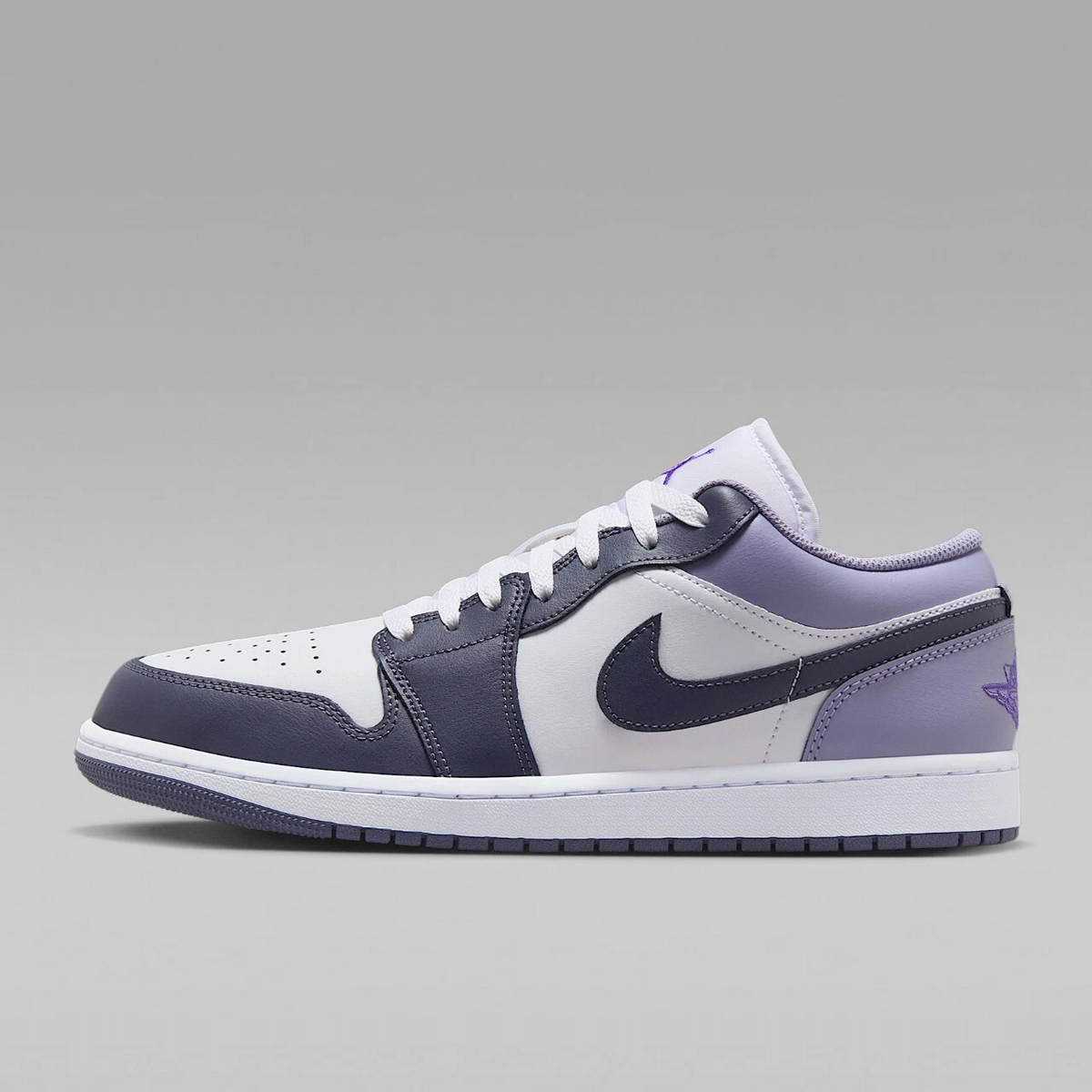 Air Jordan 1 Low 'White Purple' 553558-145