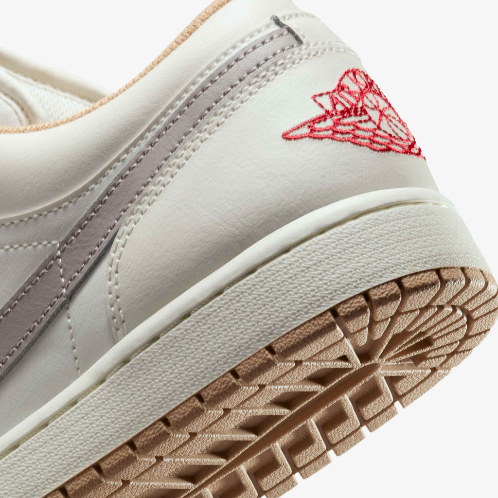 Air Jordan 1 Low 'Sail Fire Red College Grey' 553558-169
