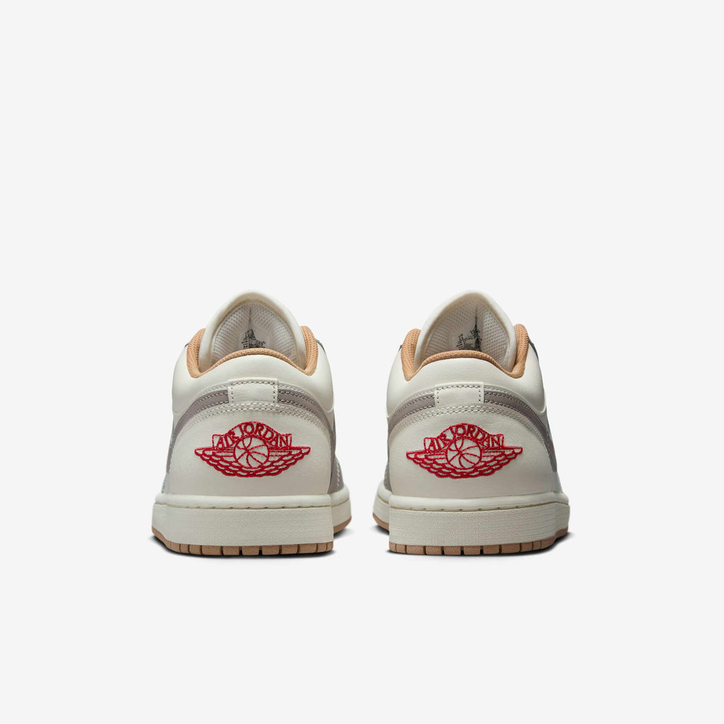 Air Jordan 1 Low 'Sail Fire Red College Grey' 553558-169