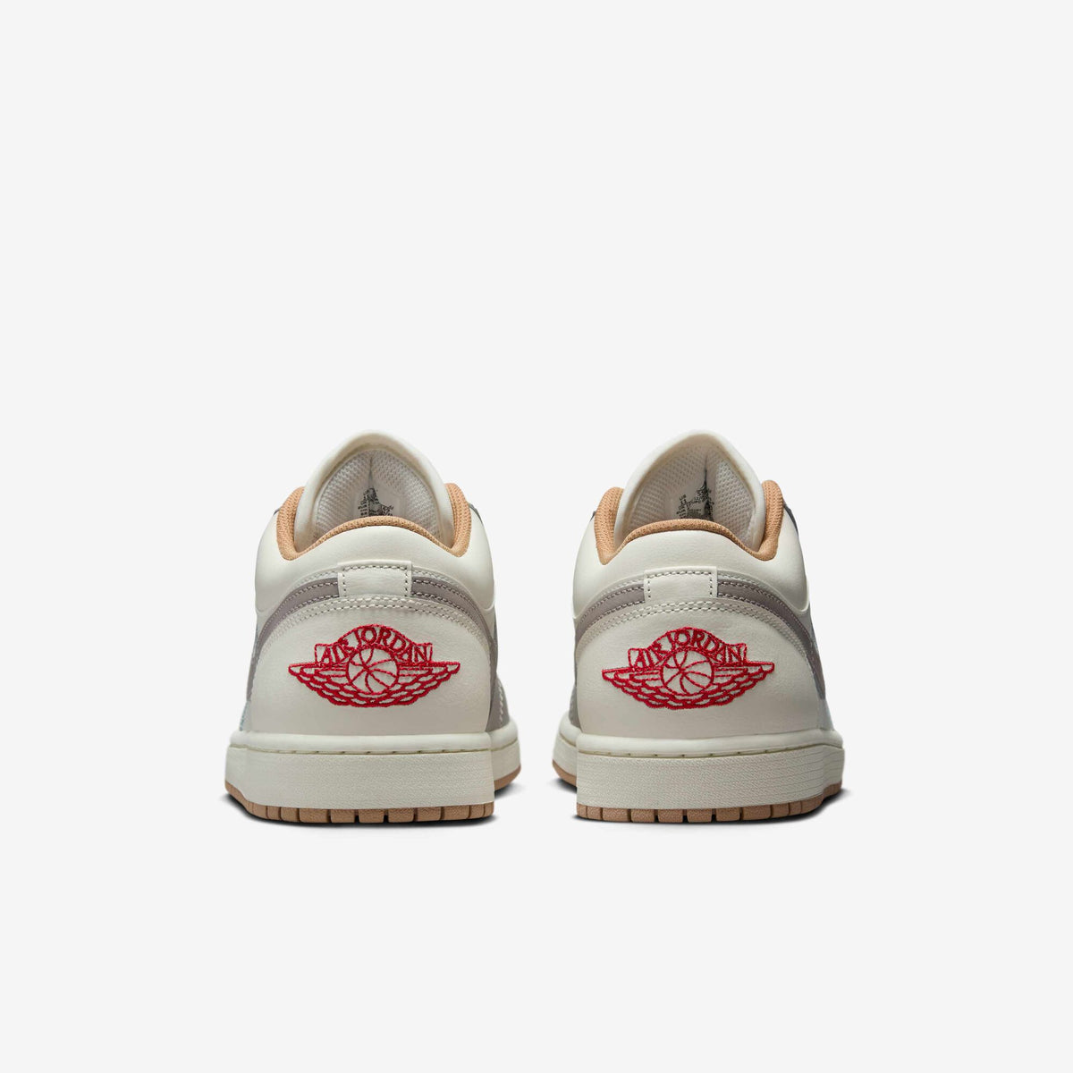 Air Jordan 1 Low 'Sail Fire Red College Grey' 553558-169