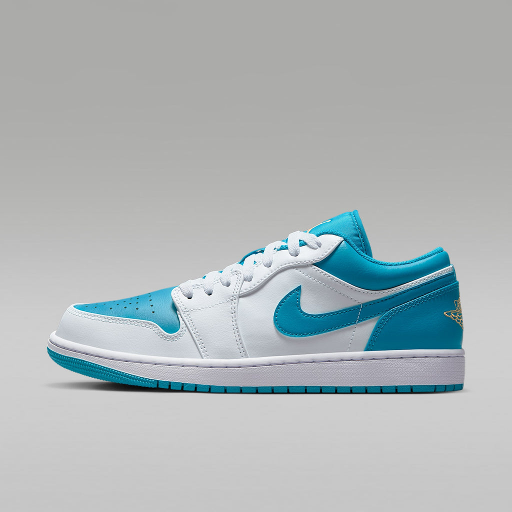 Air Jordan 1 Low White/Aquatone 553558-174