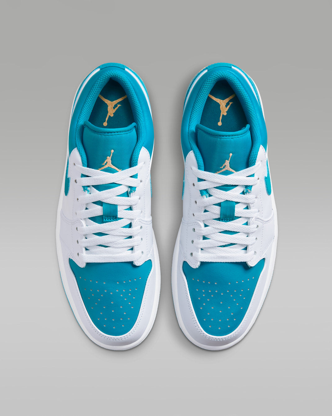 Air Jordan 1 Low White/Aquatone 553558-174
