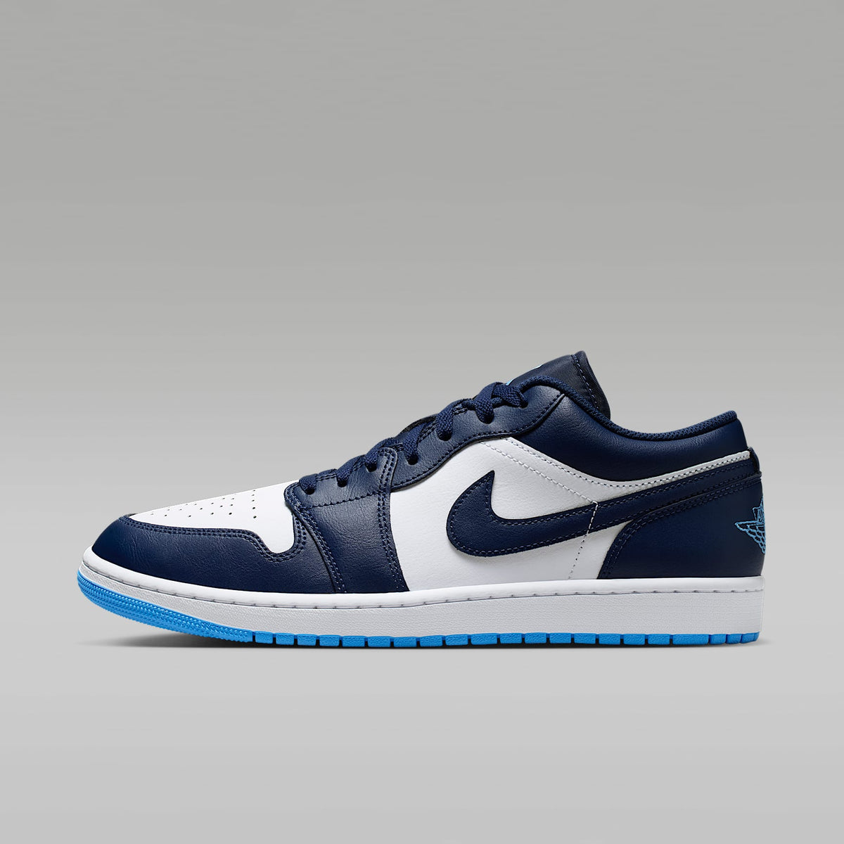 Air Jordan 1 Low Midnight Navy/White 553558-404