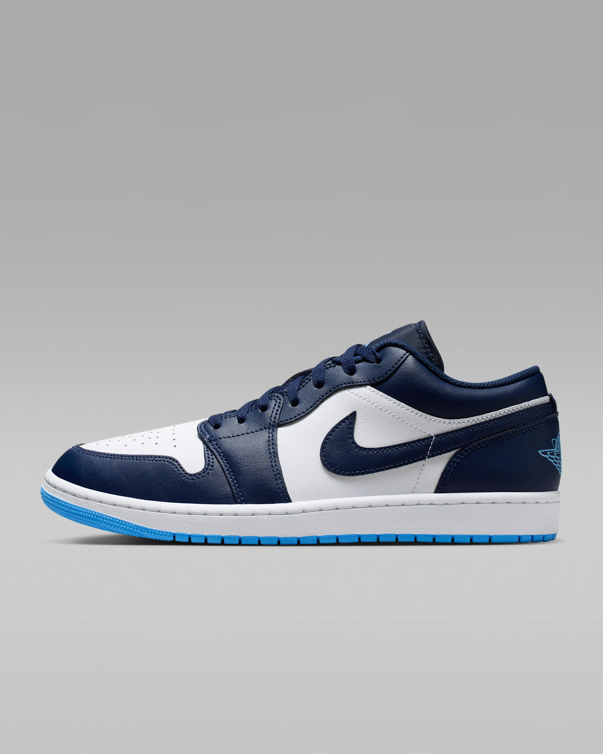 Air Jordan 1 Low Midnight Navy/White 553558-404