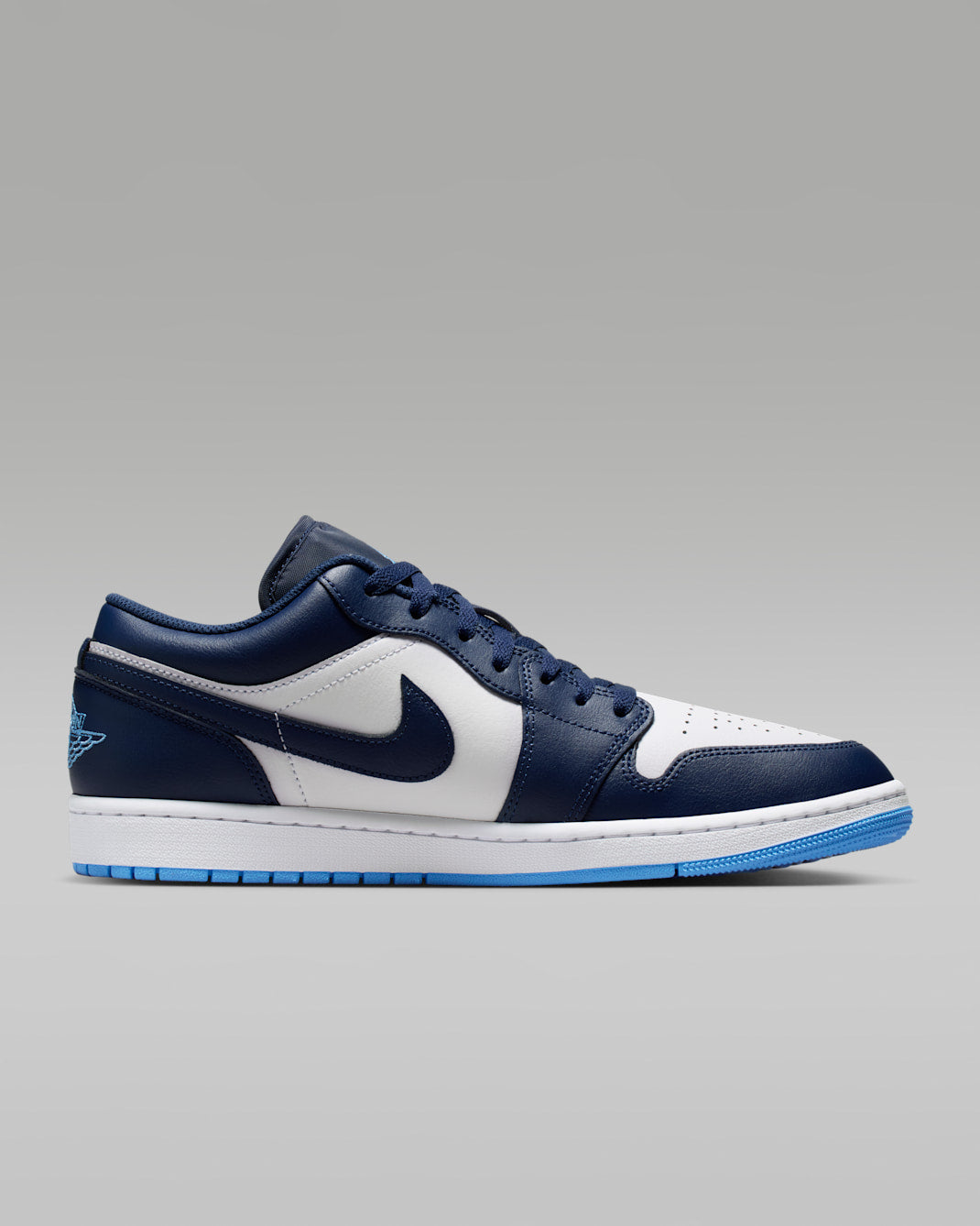Air Jordan 1 Low Midnight Navy/White 553558-404