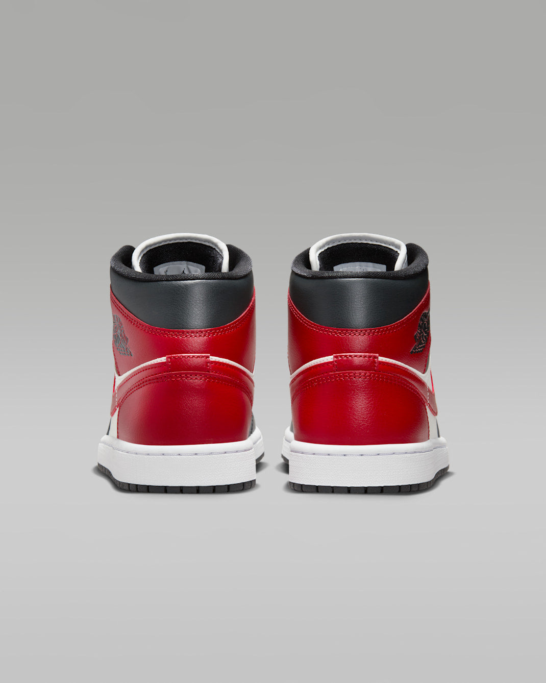 Air Jordan 1 Mid Off-Noir/White/Gym Red BQ6472-160