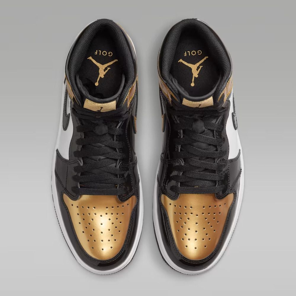 Air Jordan 1 High Golf 'Patent Gold Toe' DQ0660-002