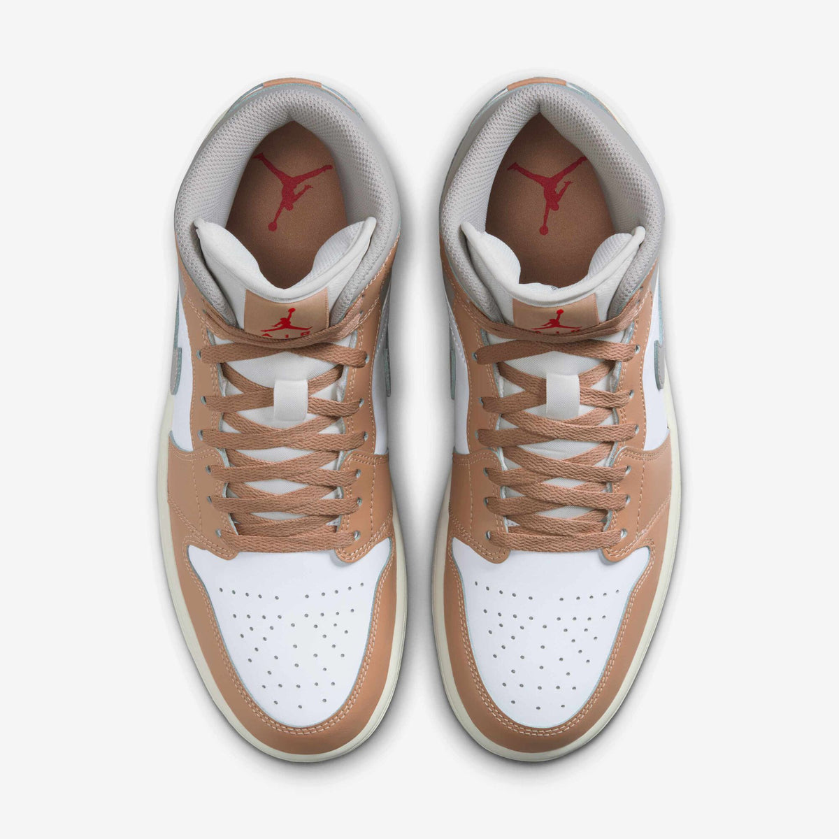 Air Jordan 1 Mid 'Rattan White College Grey' DQ8426-200