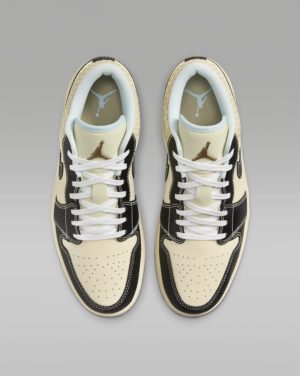 Air Jordan 1 Low SE 'Coconut Milk Black Muslin' HQ3437-101