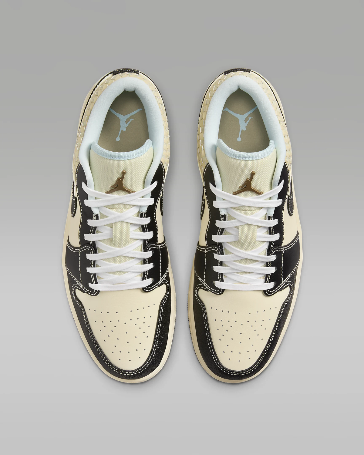 Air Jordan 1 Low SE 'Coconut Milk Black Muslin' HQ3437-101