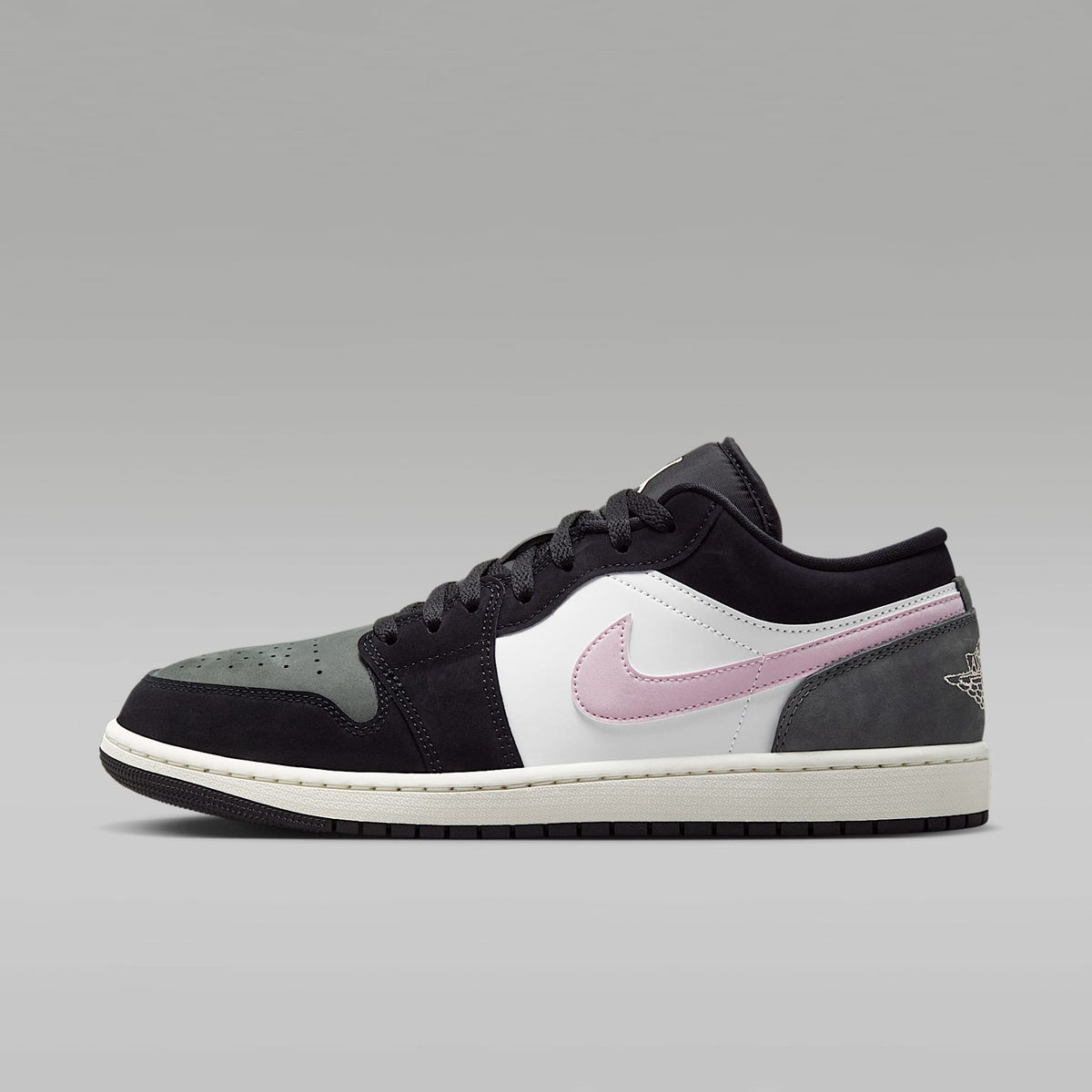Air Jordan 1 Low SE 'Black Iced Carmine Iron Grey' II3788-003
