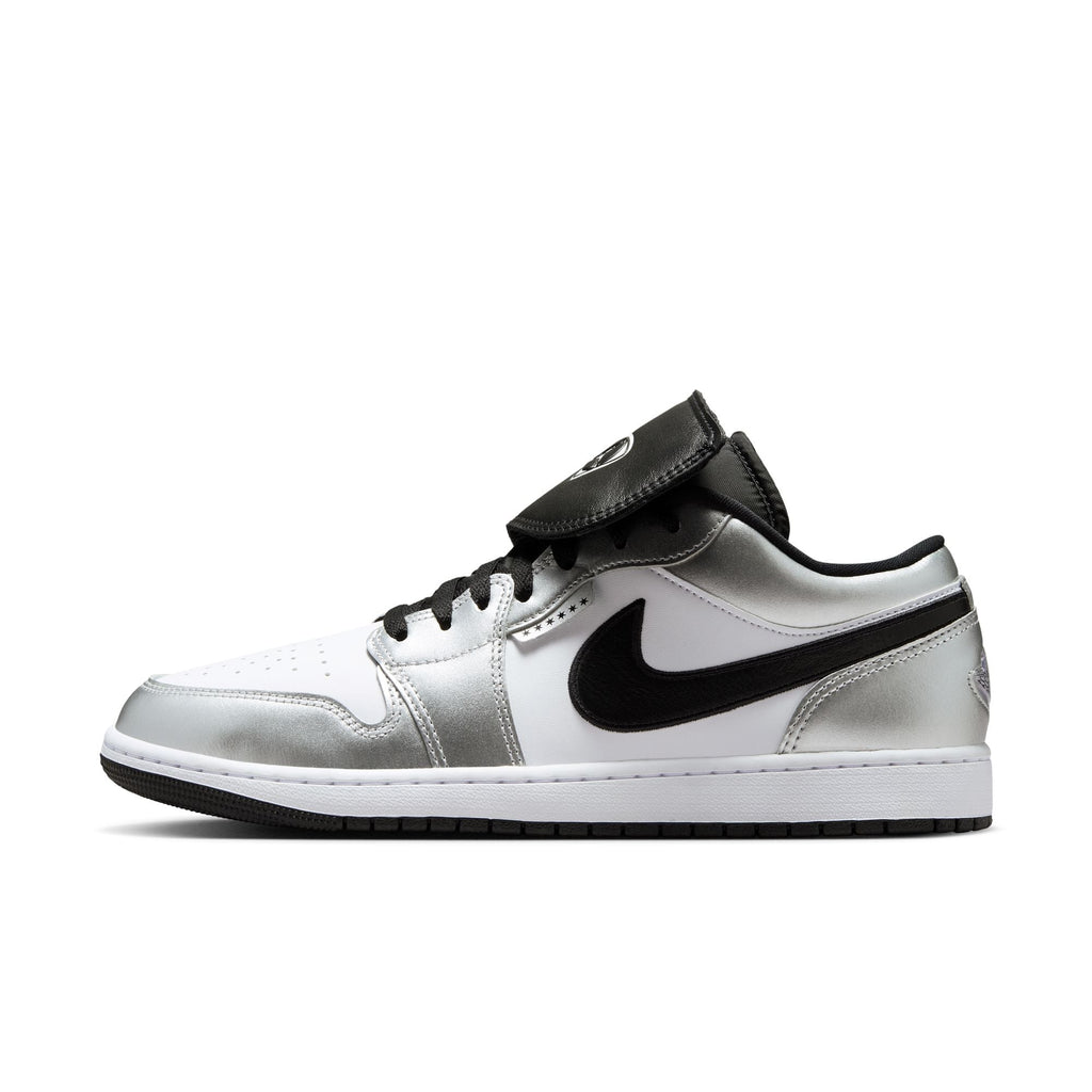 Air Jordan 1 Low SE Tiempo 'Metallic Silver' IR2278-100