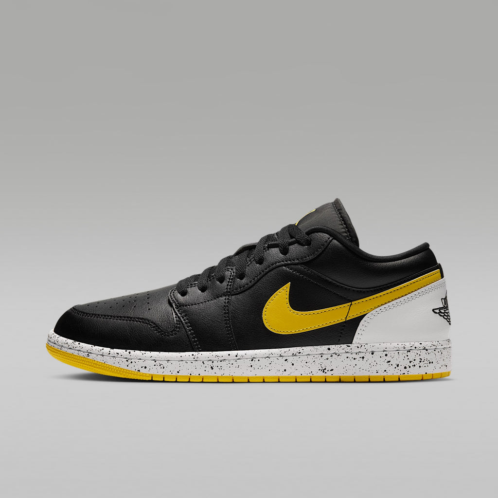 Air Jordan 1 Low SE Men's Shoes - Black/White/Tour Yellow IX3529-010